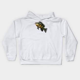 Cute Perch Drawing Kids Hoodie